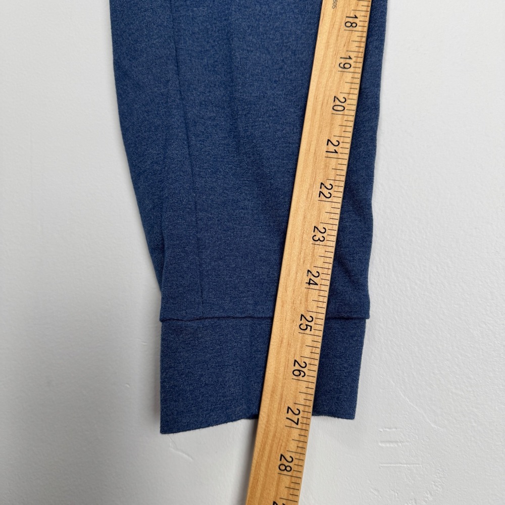 Bonobos Mens Jogger Pants Blue Heathered Knit Drawstring Regular Medium M - Picture 7 of 10